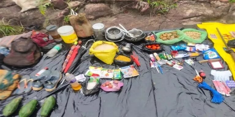 छत्तीसगढ़ बॉर्डर से लगे जंगलों में नक्सलियों का बड़ा डंप बरामद, देशी बंदूक और विस्फोटक मिले