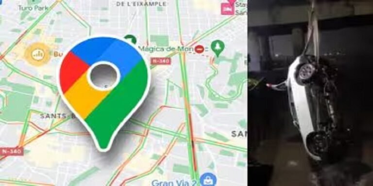 गूगल मैप ने फिर दिया धोखा! खाई में गिरी कार, पुलिस ने बचाई महिला की जान… पहले भी कई बार हुआ ऐसा